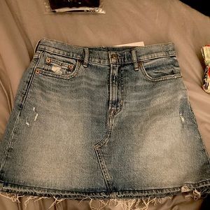 GAP Light Wash Denim Mini Skirt